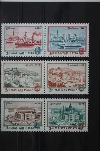 Ungarn 2805-2810 postfrisch als 3 Paare #UU775