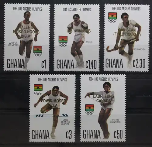 Ghana 1048-1052 postfrisch #UU060
