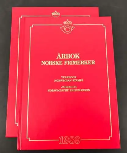 Norwegen Jahrbuch 1989 kpl. postfrisch mit Kassette #HC277