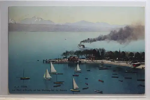 AK Le Port d`Ouchy et les Montagnes de Savoie #PI549