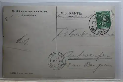 AK Luzern Dornacherhaus 1909 #PI555