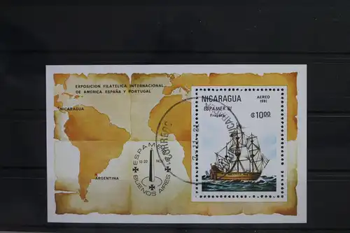 Nicaragua Block 138 mit 2190 gestempelt #UV201
