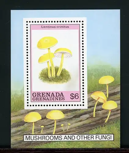 Grenada/ Grenadinen Block 175 postfrisch Pilze #IJ002