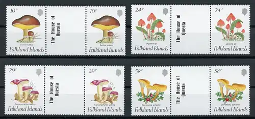 Falkland Inseln 468-471 ZW postfrisch Pilze #IF491