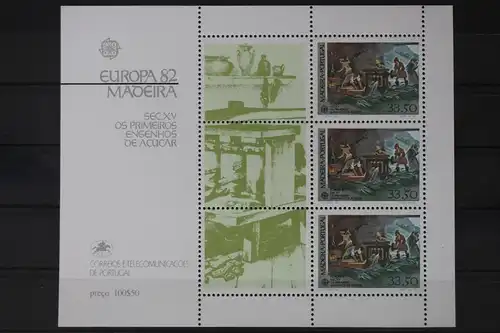 Portugal Madeira Block 3 mit 77 postfrisch Europa #UV067