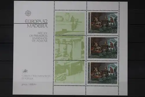 Portugal Madeira Block 3 mit 77 postfrisch Europa #UV077