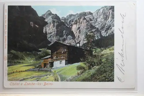 AK Zermatt Châöet a Loeche - les - Bains 1906 #PI597
