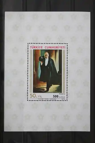 Türkei Block 16 mit 2304 postfrisch #UV031