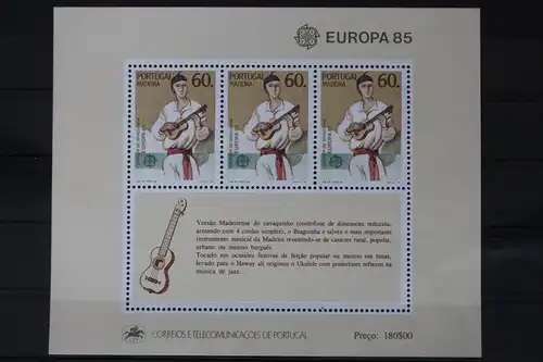 Portugal Madeira Block 6 mit 97 postfrisch #UV002