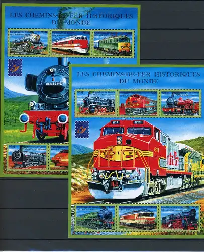Guinea Kleinbogen 3115-3126 postfrisch Eisenbahn #IM100