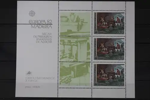 Portugal Madeira Block 3 mit 77 postfrisch Europa #UV069