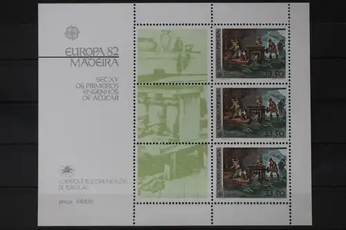 Portugal Madeira Block 3 mit 77 postfrisch Europa #UV079