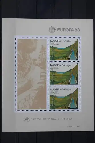 Portugal Madeira Block 4 mit 84 postfrisch Europa #UV086