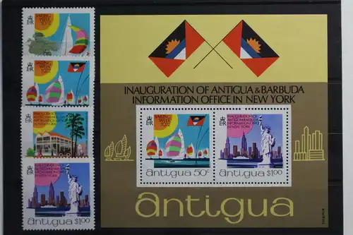 Antigua und Barbuda 289-292, Block 6 mit 289-292 postfrisch #UW145
