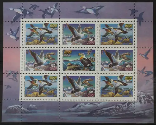 Russland 320-322 postfrisch als Kleinbogen #UU839