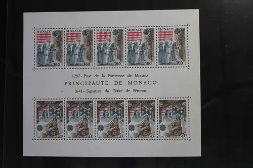 Monaco Block 19 mit 1526-1527 postfrisch #UV064