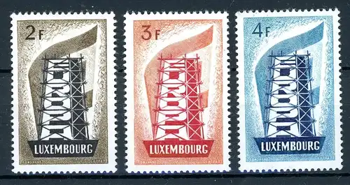 Luxemburg 555-557 postfrisch CEPT #JJ492