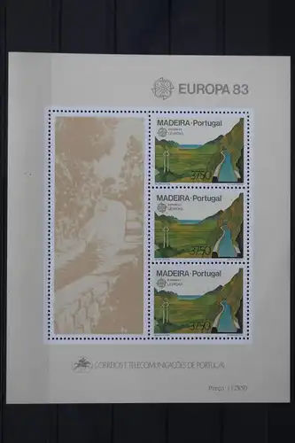 Portugal Madeira Block 4 mit 84 postfrisch Europa #UV094