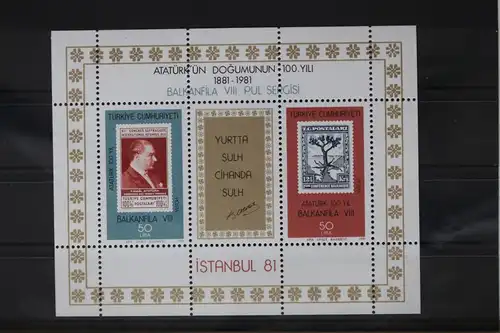 Türkei Block 20 mit 2574-2575 postfrisch #UV372