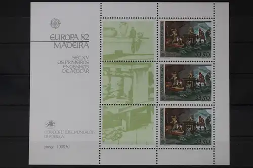 Portugal Madeira Block 3 mit 77 postfrisch Europa #UV073