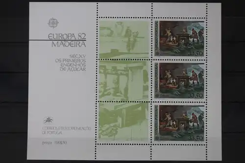 Portugal Madeira Block 3 mit 77 postfrisch Europa #UV083