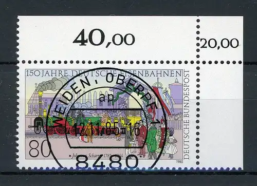 Bund 1264 KBWZ gestempelt Weiden #IY161