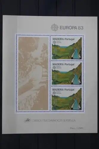 Portugal Madeira Block 4 mit 84 postfrisch Europa #UV093