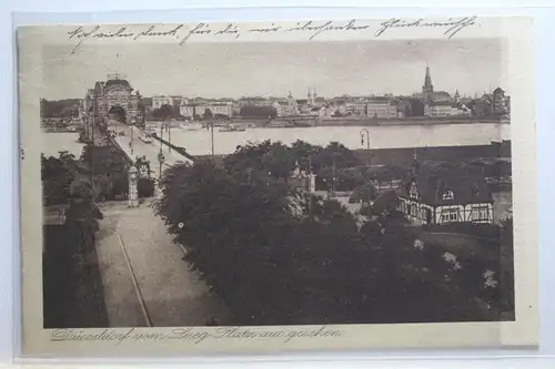 AK Düsseldorf vom Luegplatz aus gesehen 1922 #PI677