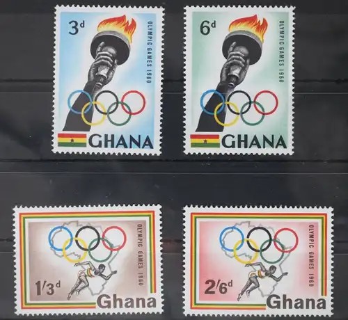 Ghana 84-87 postfrisch #UW363