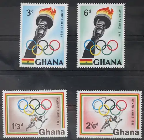 Ghana 84-87 postfrisch #UW363