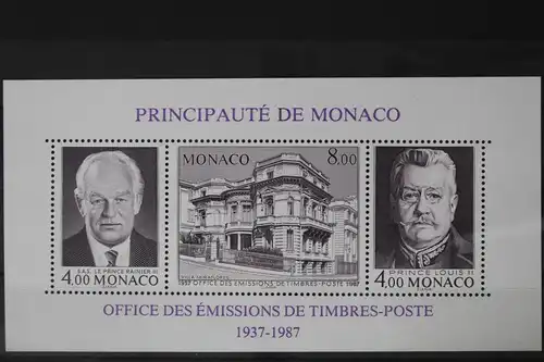 Monaco Block 37 mit 1820-1822 postfrisch #UV305