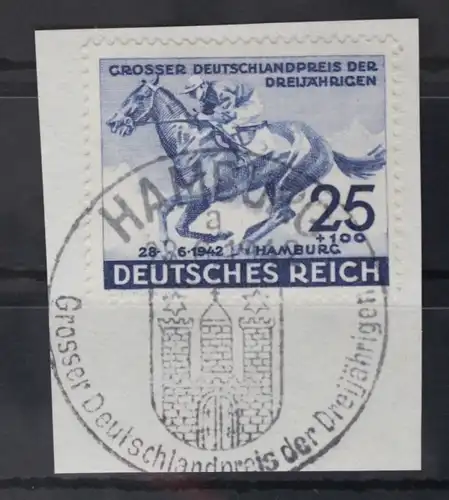 Deutsches Reich 814 gestempelt mit Sonderstempel #UV529