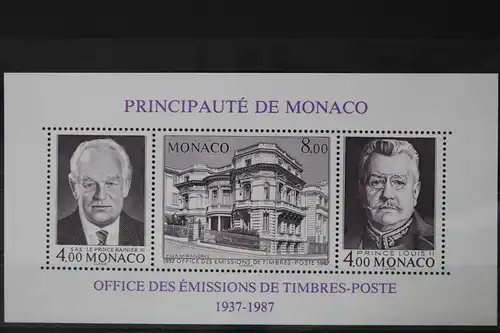 Monaco Block 37 mit 1820-1822 postfrisch #UV304