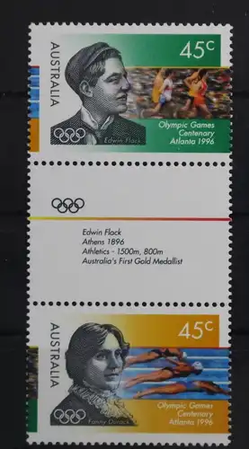 Australien 1579-1580 postfrisch als Zwischenstegpaar #UX509