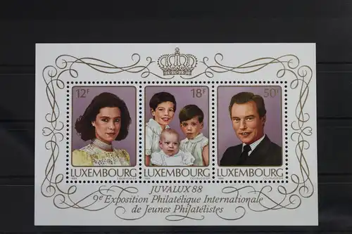 Luxemburg Block 15 mit 1196-1198 postfrisch #UX926