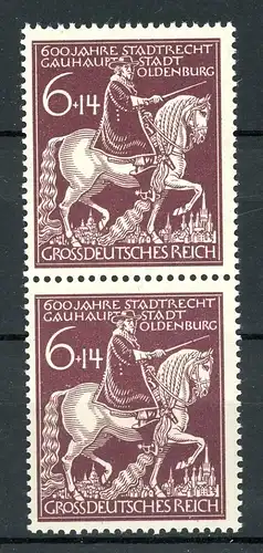 Deutsches Reich Plattenfehler 907 IV postfrisch #JJ585