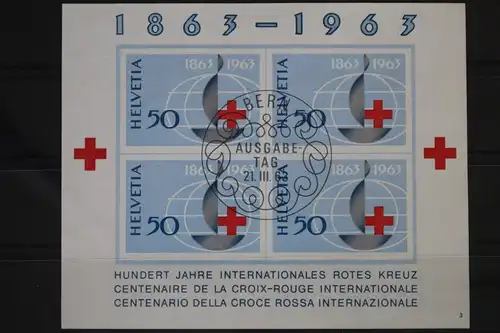 Schweiz Block 19 mit 774 gestempelt #UZ350