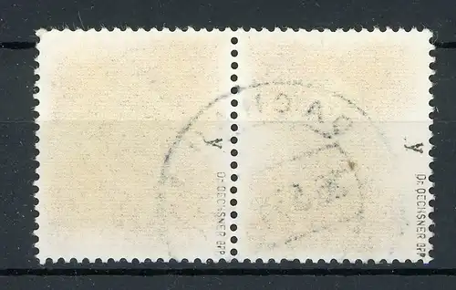 Deutsches Reich waag. Paar 572 y gestempelt geprüft Oechsner #JJ812