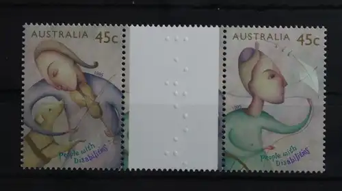 Australien 1488-1489 postfrisch als Paar mit Zwischensteg #UX486