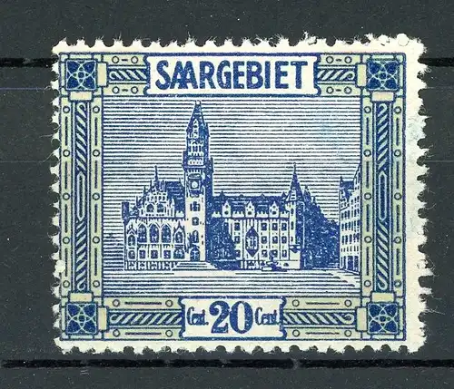 Saargebiet 88 mit Falz #JJ583