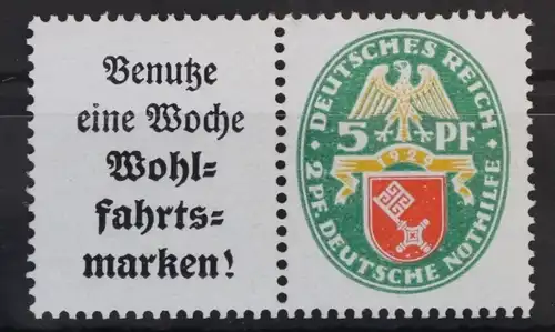 Deutsches Reich Zd W35 postfrisch #UY932