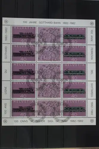 Schweiz 1214 gestempelt als Kleinbogen #UZ327