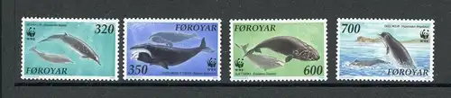 Färöer 203-206 postfrisch Delfine #JJ956