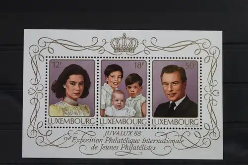 Luxemburg Block 15 mit 1196-1198 postfrisch #UX924