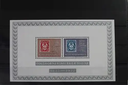 Norwegen Block 1 mit 637-638 postfrisch #UX953