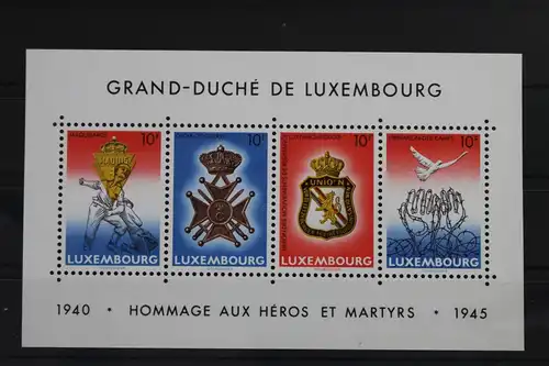 Luxemburg Block 14 mit 1127-1130 postfrisch #UX909