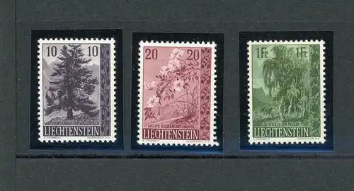 Liechtenstein 357-359 postfrisch Bäume #JJ943