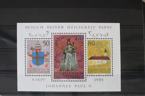 Liechtenstein Block 12 mit 878-880 postfrisch #UZ482