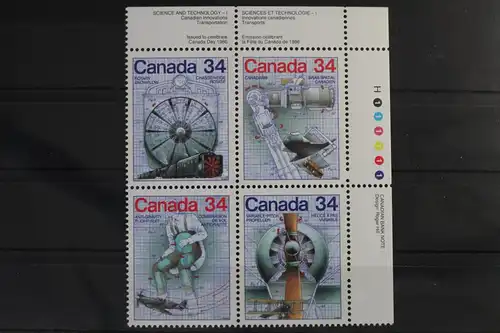 Kanada 999-1002 postfrisch als Viererblock #VB081