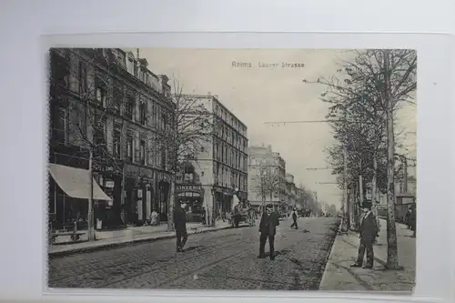 AK Reims Laoner-Straße Feldpost 1917 #PI728